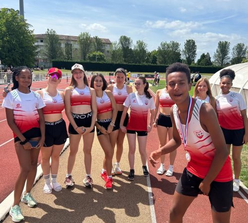 8 podiums aux Championnats du Rhône Minimes la semaine dernière