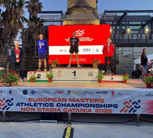 Emmanuel Bombaud vice-champion d&rsquo;Europe M3 de Marche Nordique
