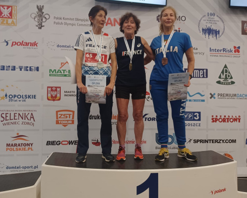 Enorme ! Janine Vignat Championne d’Europe Master au 3000m marche