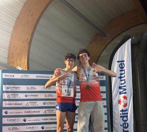 Louis Estublier remporte la finale B des France indoor U18 sur 800m
